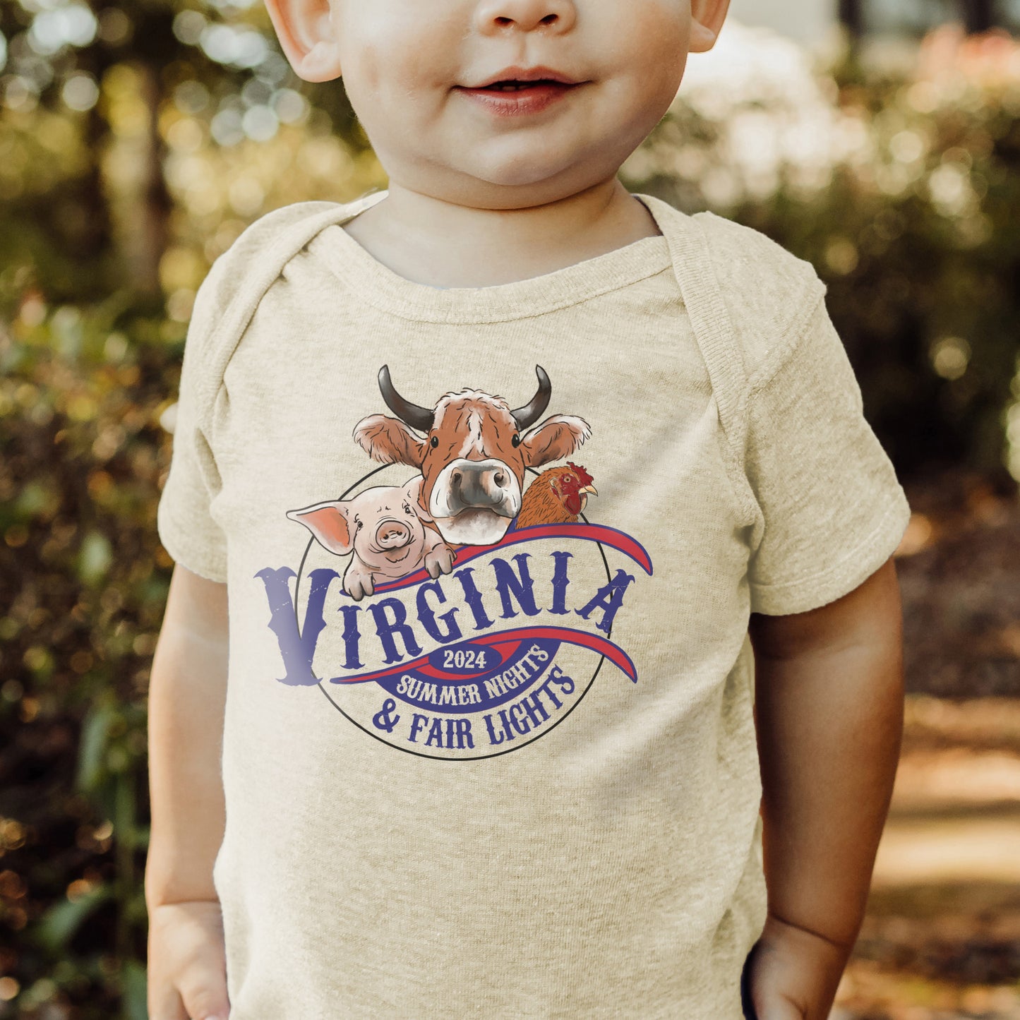 Virginia Retro State Fair Baby Fall Body Suit