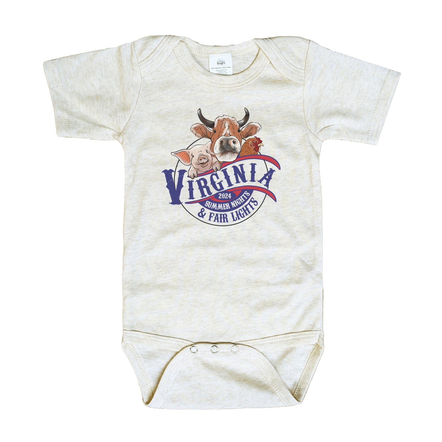 Virginia Retro State Fair Baby Fall Body Suit