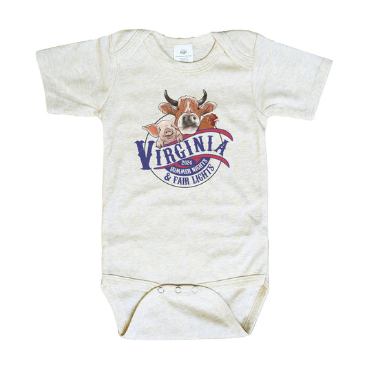 Virginia Retro State Fair Baby Fall Body Suit