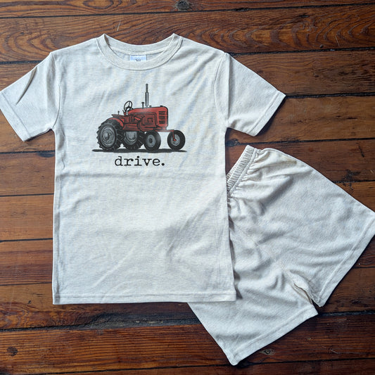 "drive." Sleep 'n Play Set | Size 2T through 5T | Includes Shirt & Shorts