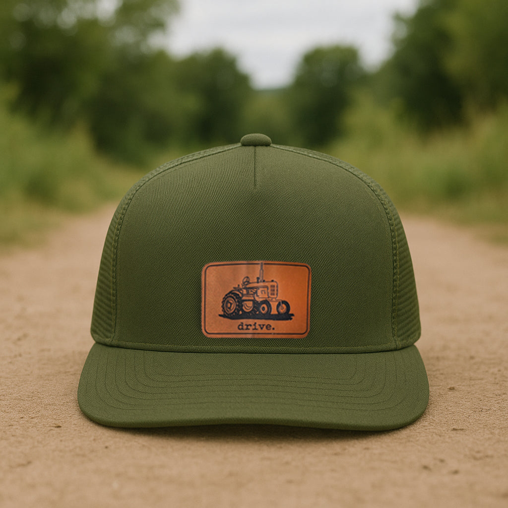 Drive Tractor Rural Trucker Hat for Adults | 4 Colors
