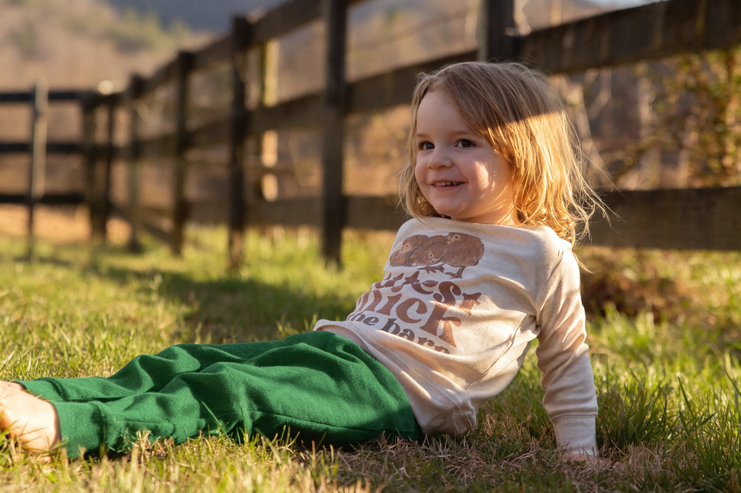 "Cutest Chick in the barn" Long Sleeve shirt