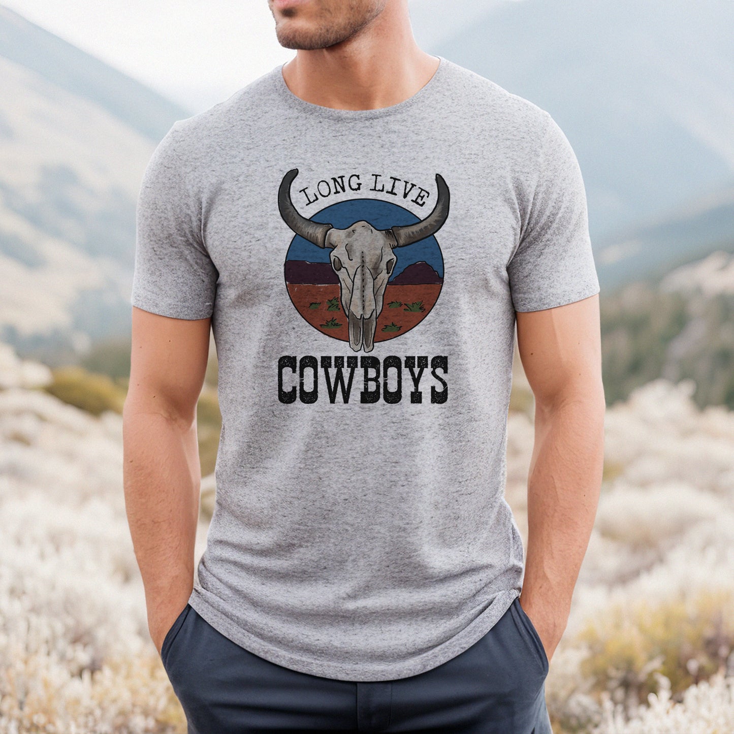 Adult "Long Live Cowboys" Tee or Long Sleeve Shirt