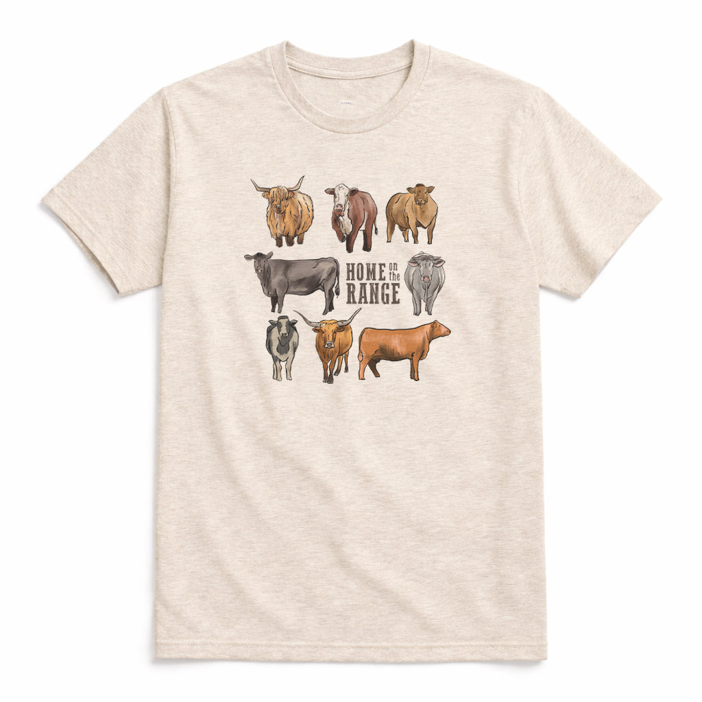 Adult "Home on the range" Tee or Long Sleeve Shirt
