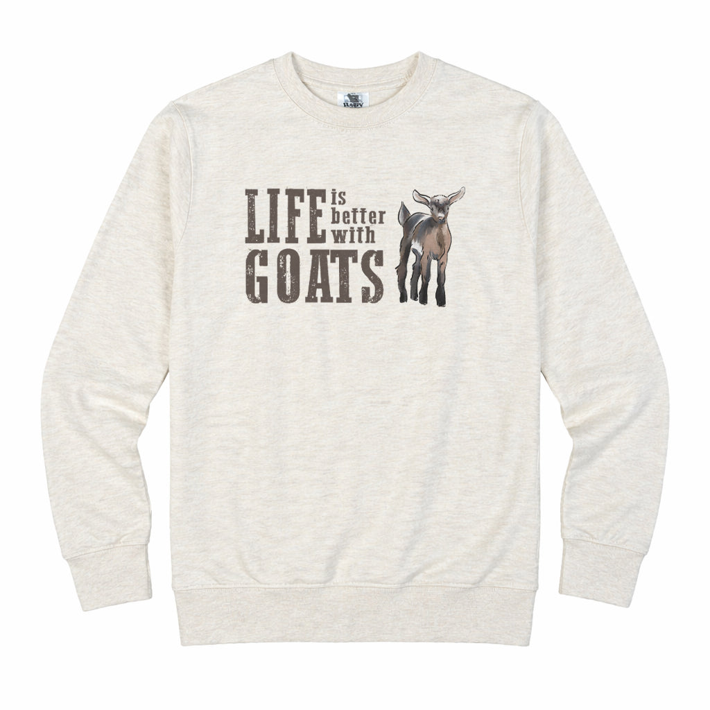 Adult "Life is better with GOATS" Tee or Long Sleeve Shirt