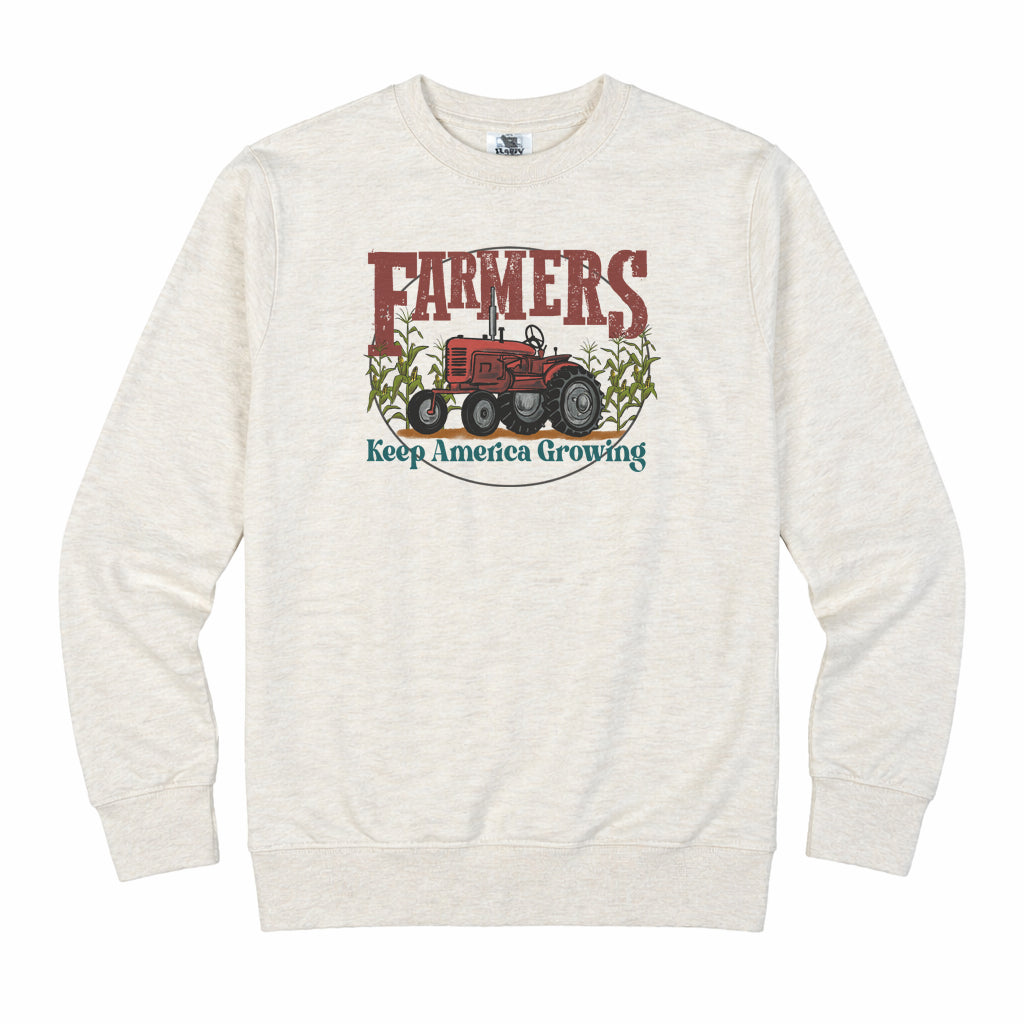Adult "Farmers Keep America Growing" Short or Long Sleeve Short