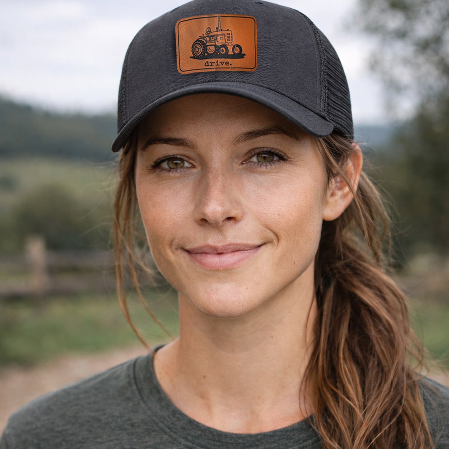 Drive Tractor Rural Trucker Hat for Adults | 4 Colors