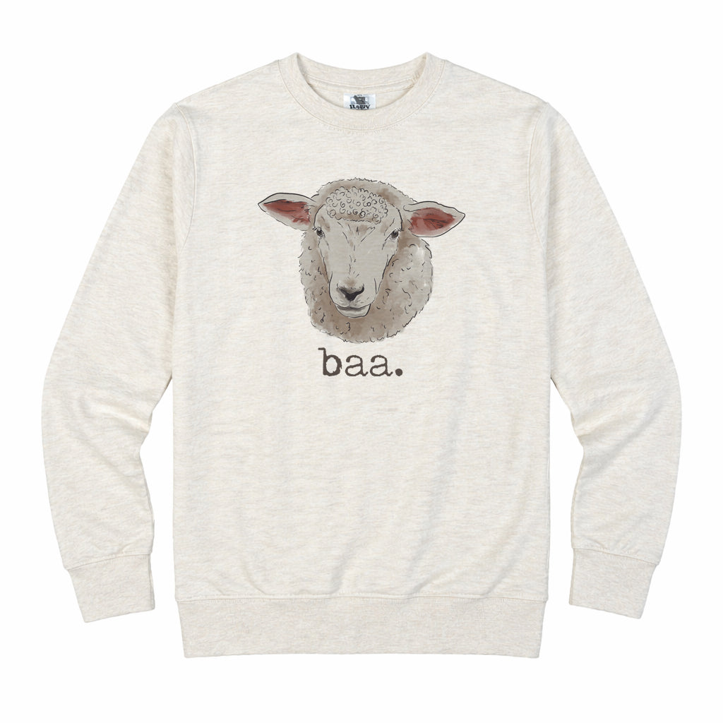 Adult "Baa." Sheep Tee or Long Sleeve