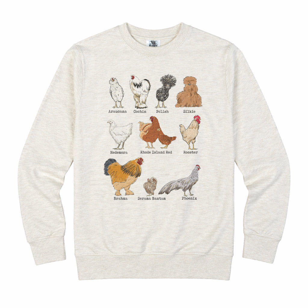 Adult Chicken Breed Tee or Long Sleeve Shirt