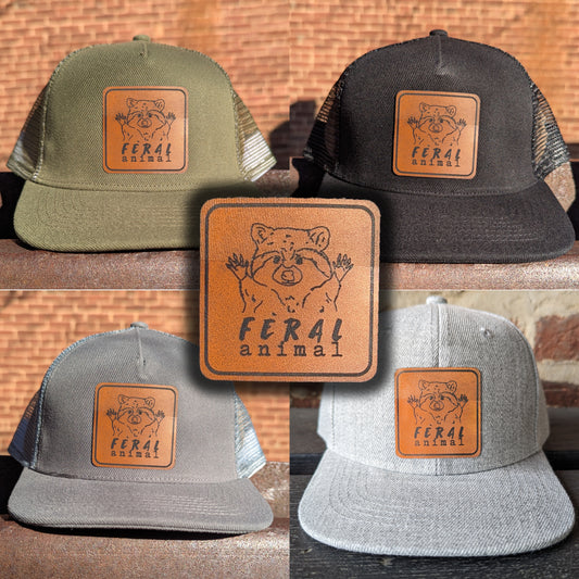 "Feral Animal" Mesh Back Trucker Hat for Boys and Girls | Youth Size | FOUR Color Options