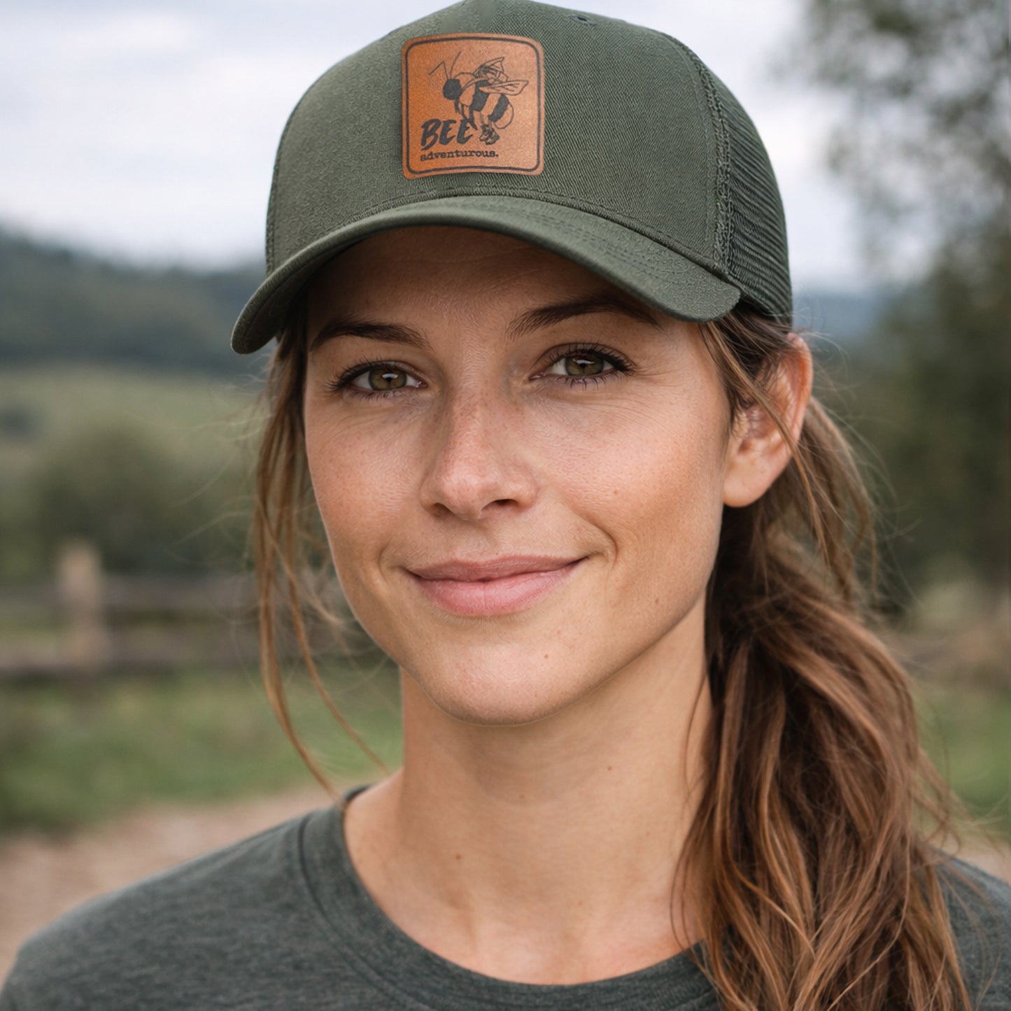 Bee Adventurous Hiking Adult Trucker Hat | 4 Colors