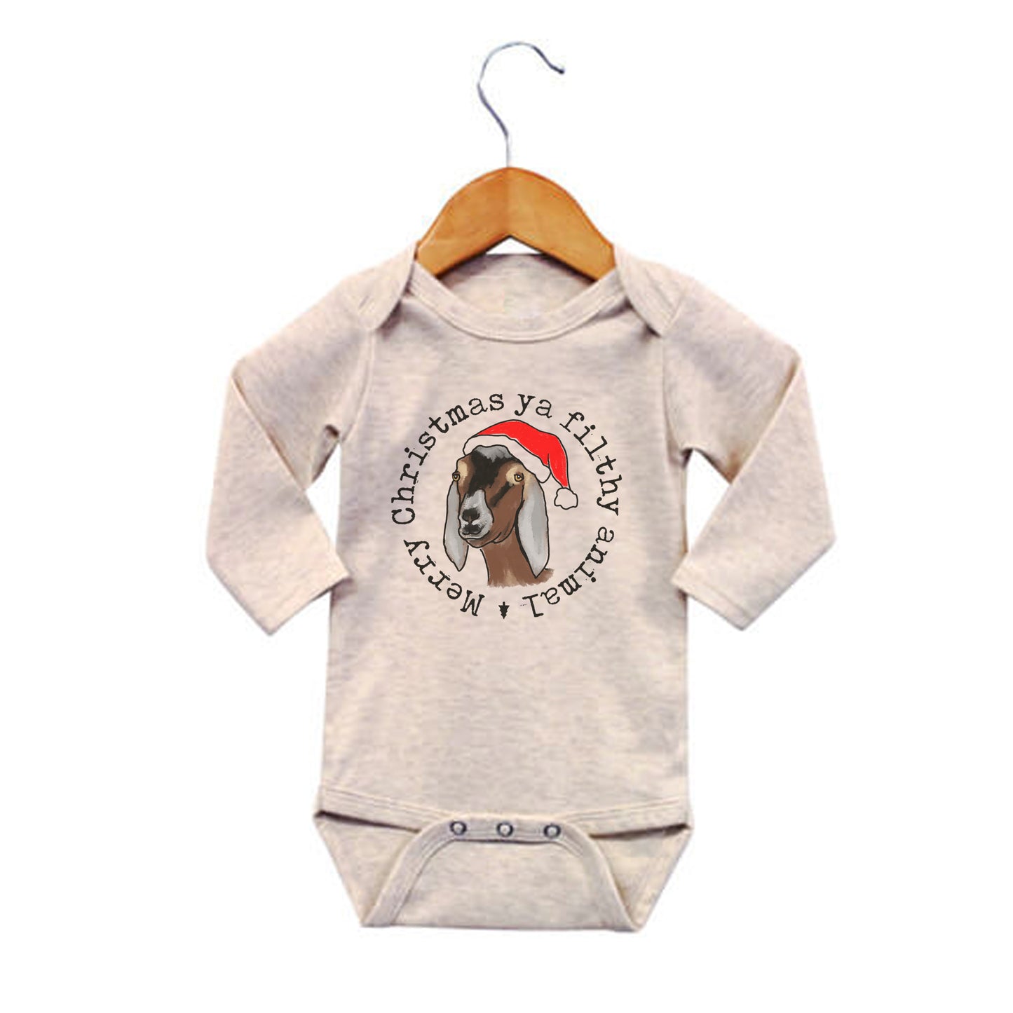 "Filthy Animal" Country Western Goat Farm Baby Body Suit