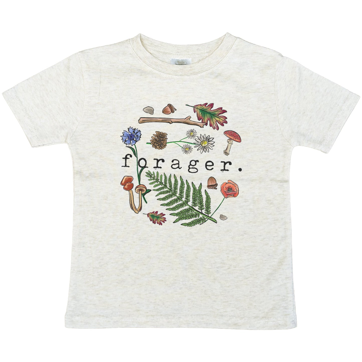 "Forager" Nature Loving Outdoor Enthusiast Design for Toddlers and Youth