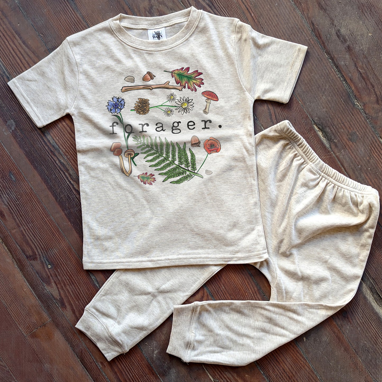 "Forager" Sleep 'n Play Set | Size 2T through 5T | Includes Shirt & Joggers