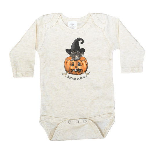 "Hocus Pocus" Chicken Nature Halloween Fall Baby Body Suit | WHOLESALE