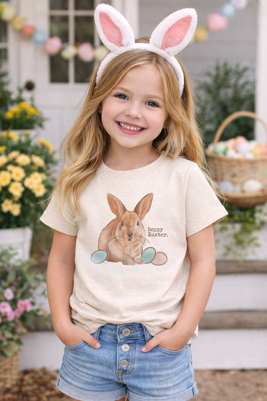 "Hoppy Easter" Bunny Kid Shirt