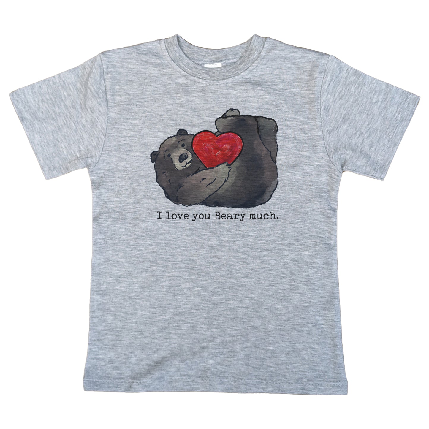"I love you Beary much" Valentine's Day Baby Bear t-shirt for Kids