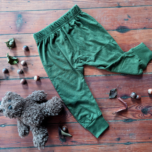 Olive Green Joggers (2T-5T) - Cozy, Soft, Perfect for Sleep or Play - Add-On Item