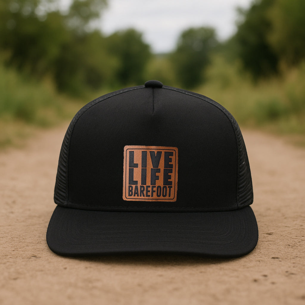 Live Life Barefoot Hiking Adult Trucker Hat | 4 Colors