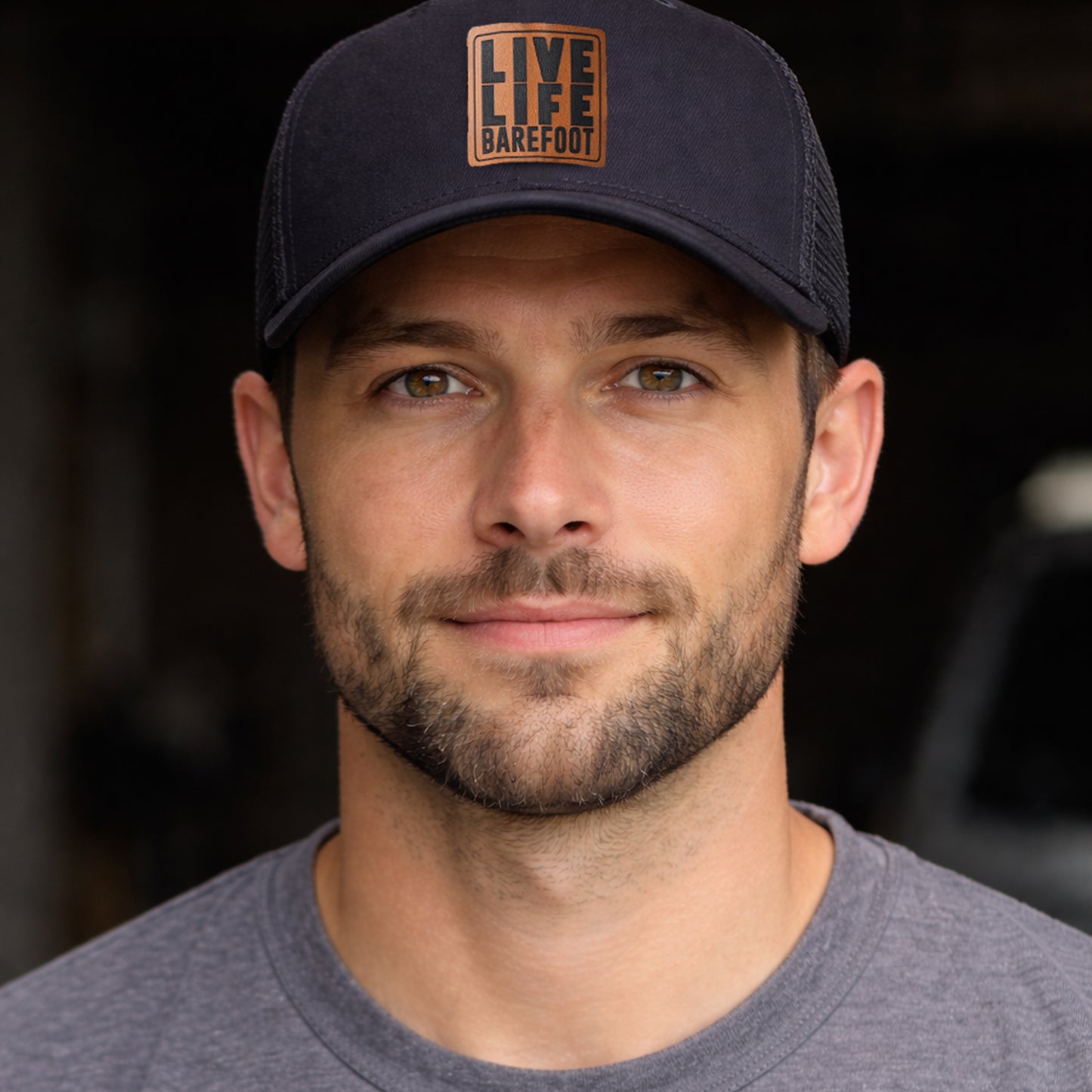 Live Life Barefoot Hiking Adult Trucker Hat | 4 Colors