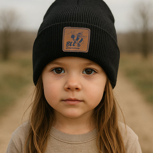 "Bee Adventurous" Kid Beanie Toboggan Winter Hat | 4 Colors