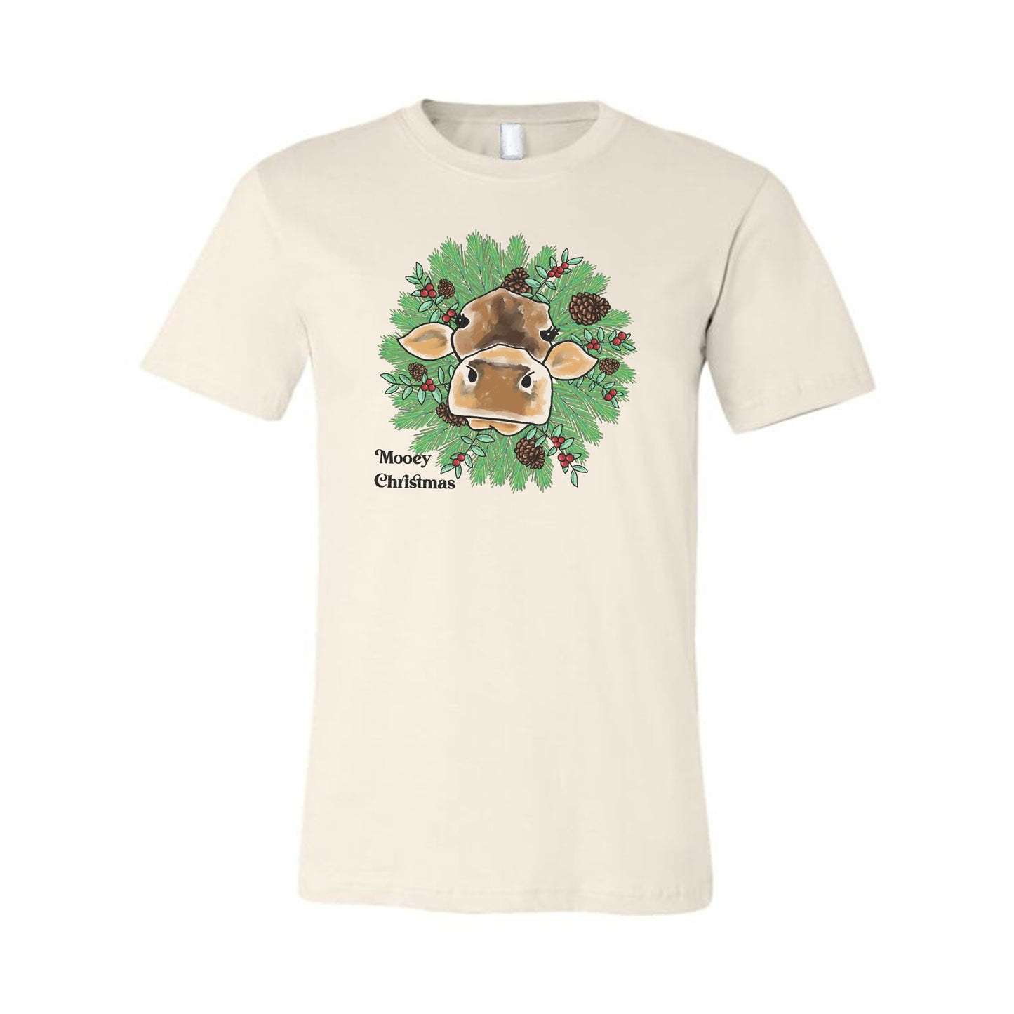 "Mooey Christmas" Country Western Mommy & Me ADULT size tee