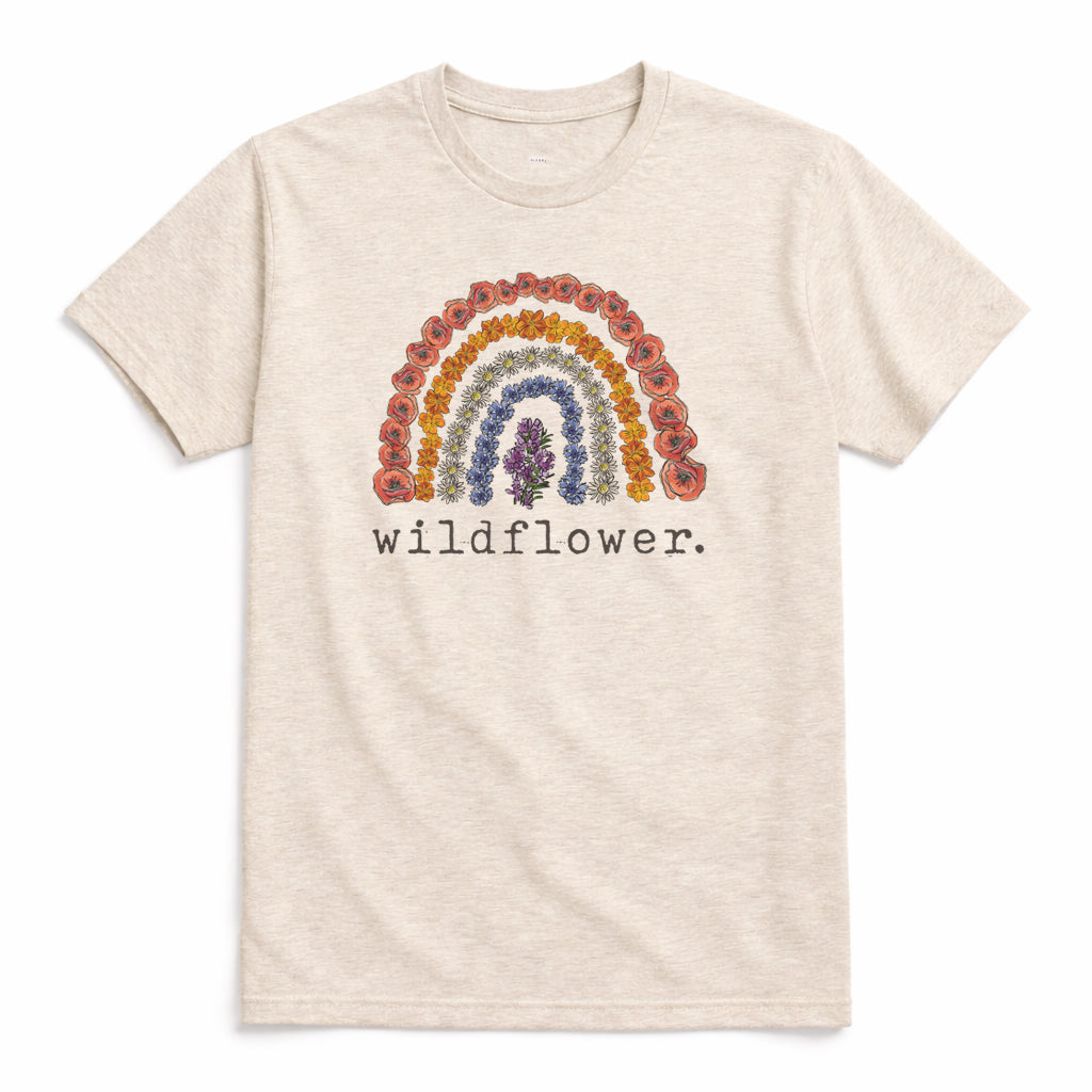 "Wildflower" Floral Tee or Long sleeve Shirt for Women