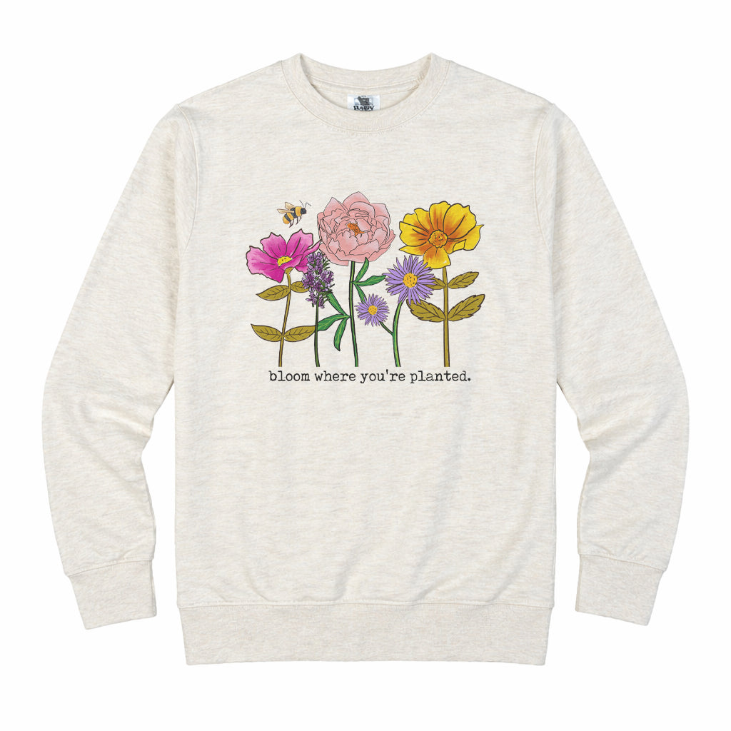 Adult "Bloom where you're planted" Shirt