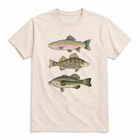 Adult Fish Tee or Long Sleeve Shirt