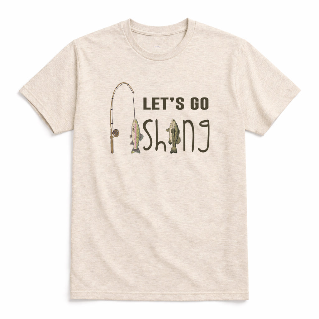 Adult "Let's go Fishing" Tee or Long Sleeve Shirt