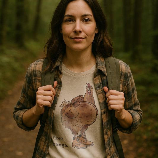 Adult "Free Range" Chicken Shirt