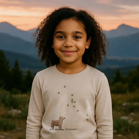 Stargazer Cow Long Sleeve Tee