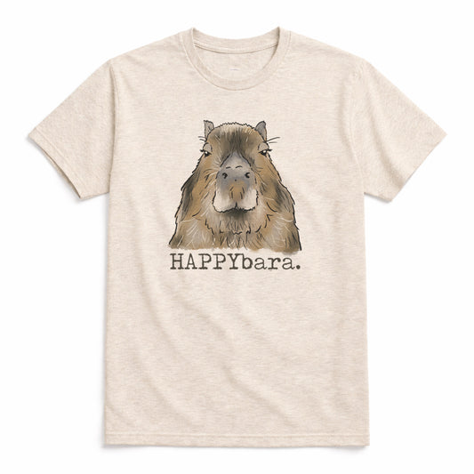 Adult "HAPPYbara" Capybara Shirt