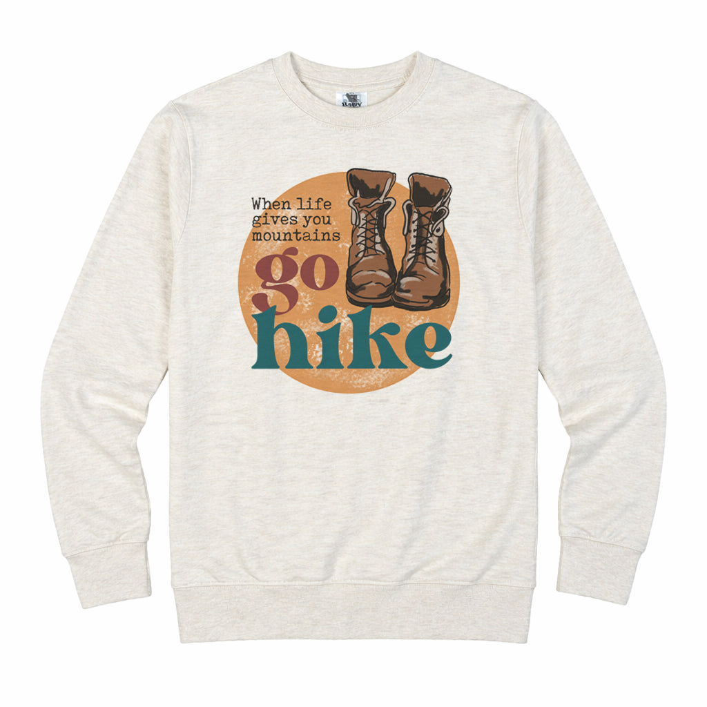 Adult "When Life Gives you Mountains" Hiking Tee or Long Sleeve