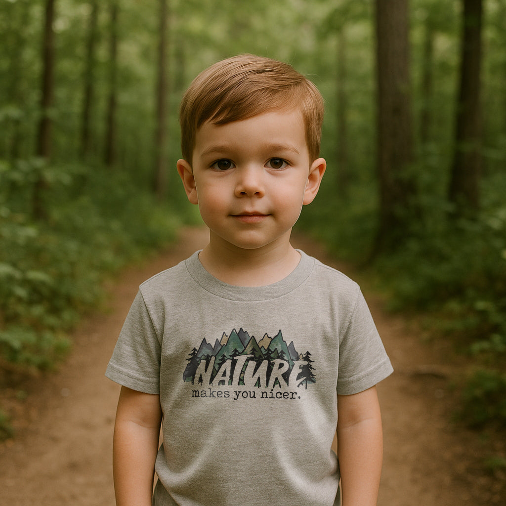 "Nature Makes you Nicer" Toddler/Youth Tee