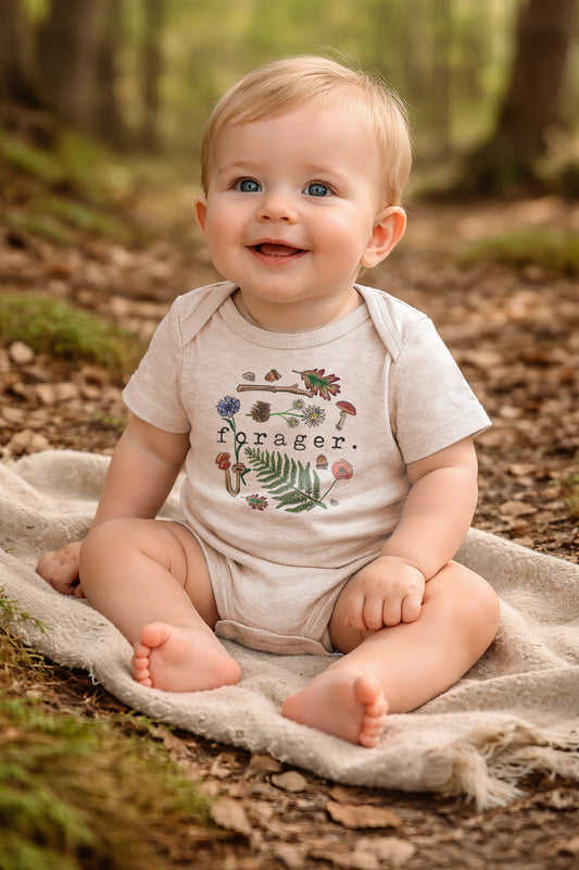 "Forager" Nature Baby Hiking Body Suit