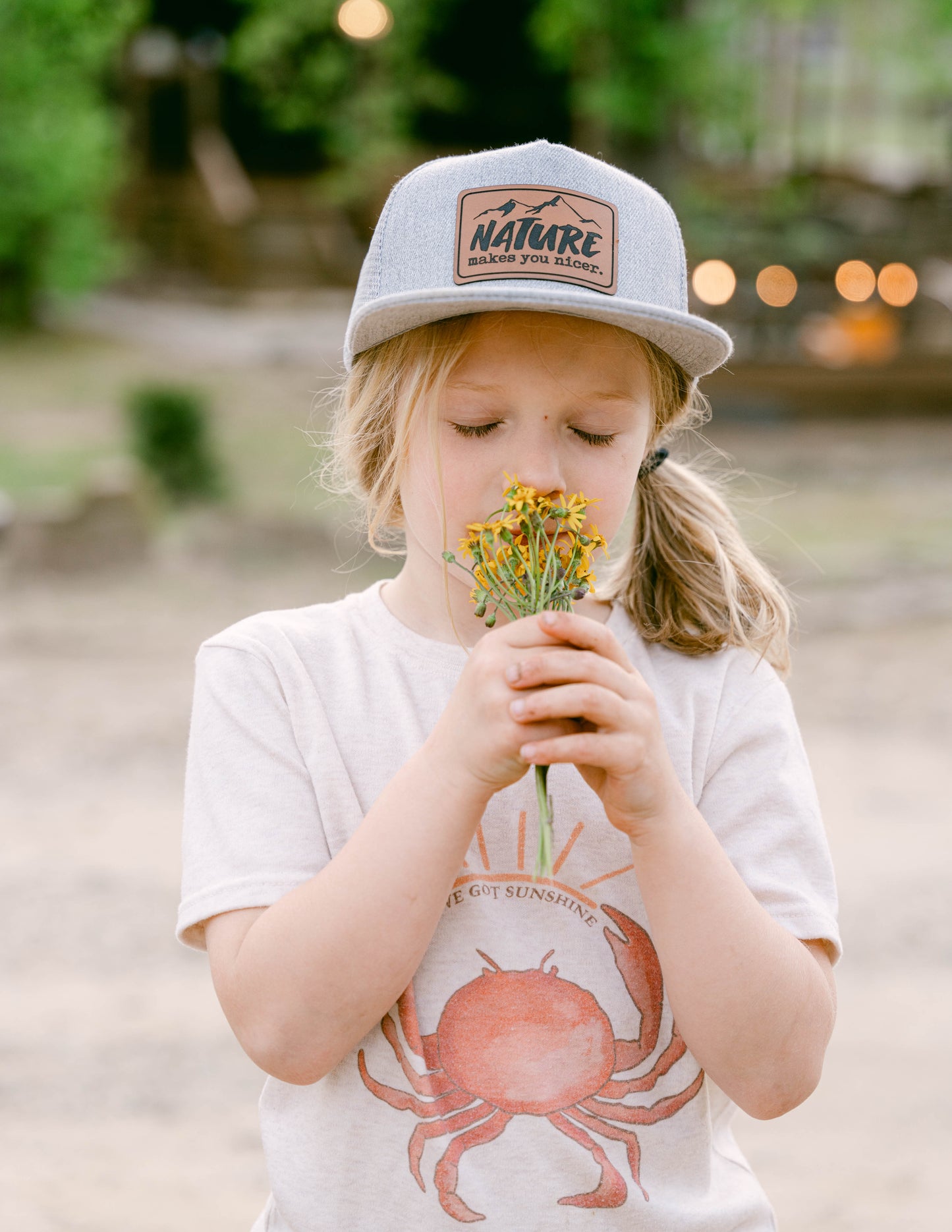 "Nature Makes you Nicer" Trucker Hat | FOUR Color