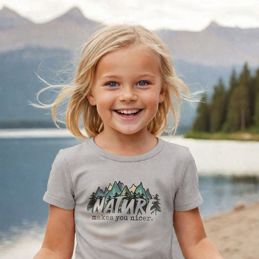 "Nature Makes you Nicer" Toddler/Youth Tee
