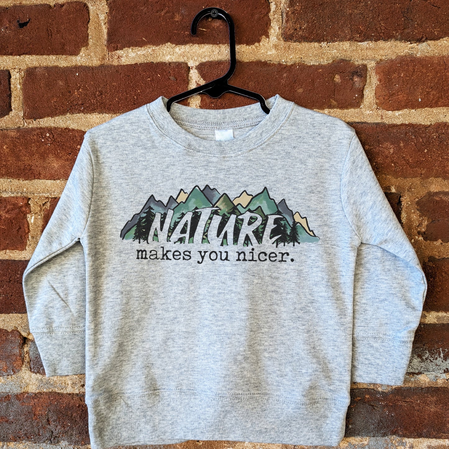 "Nature Makes you Nicer" Toddler/Youth Tee