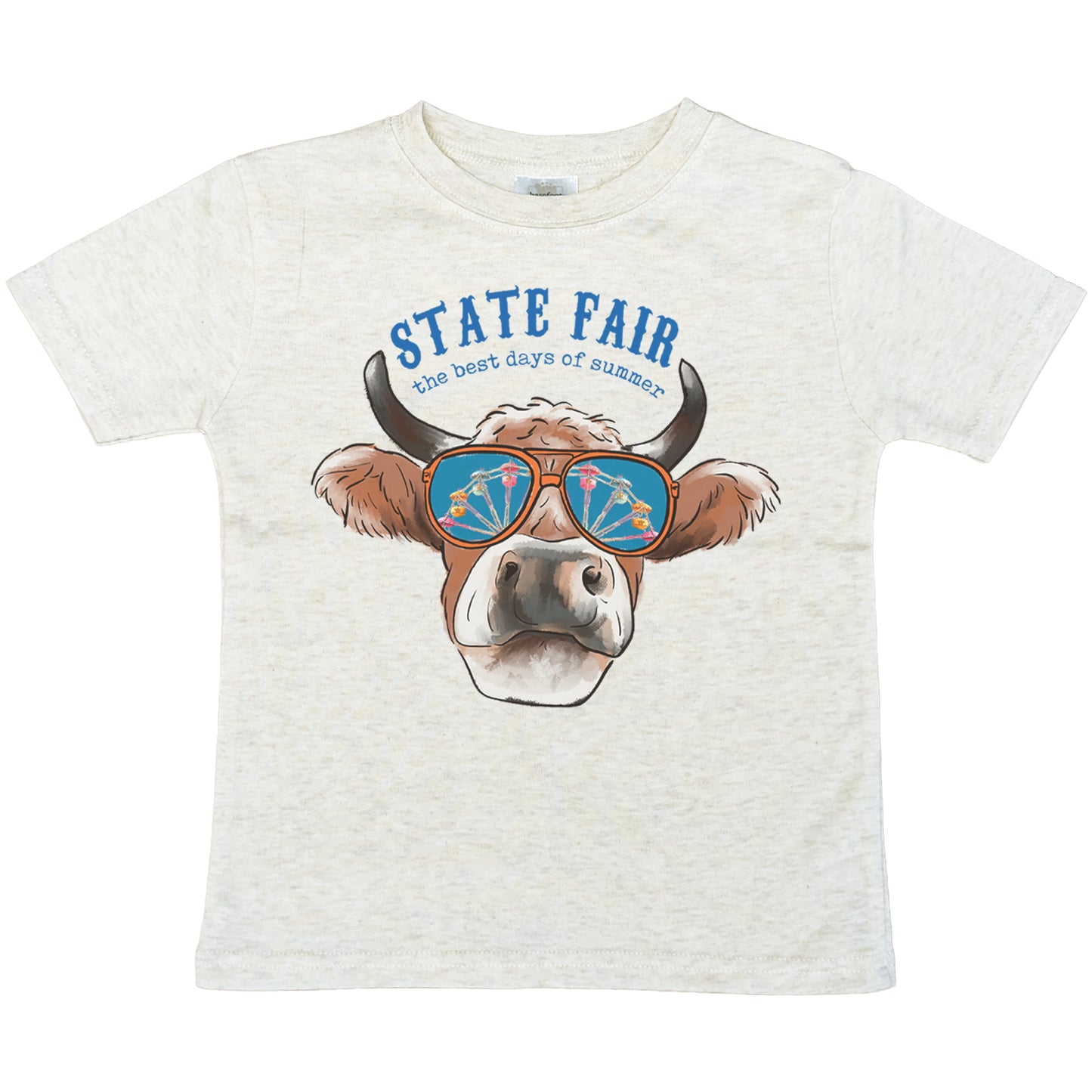 State Fair "best day of summer" Cow Fall Tee for Kids