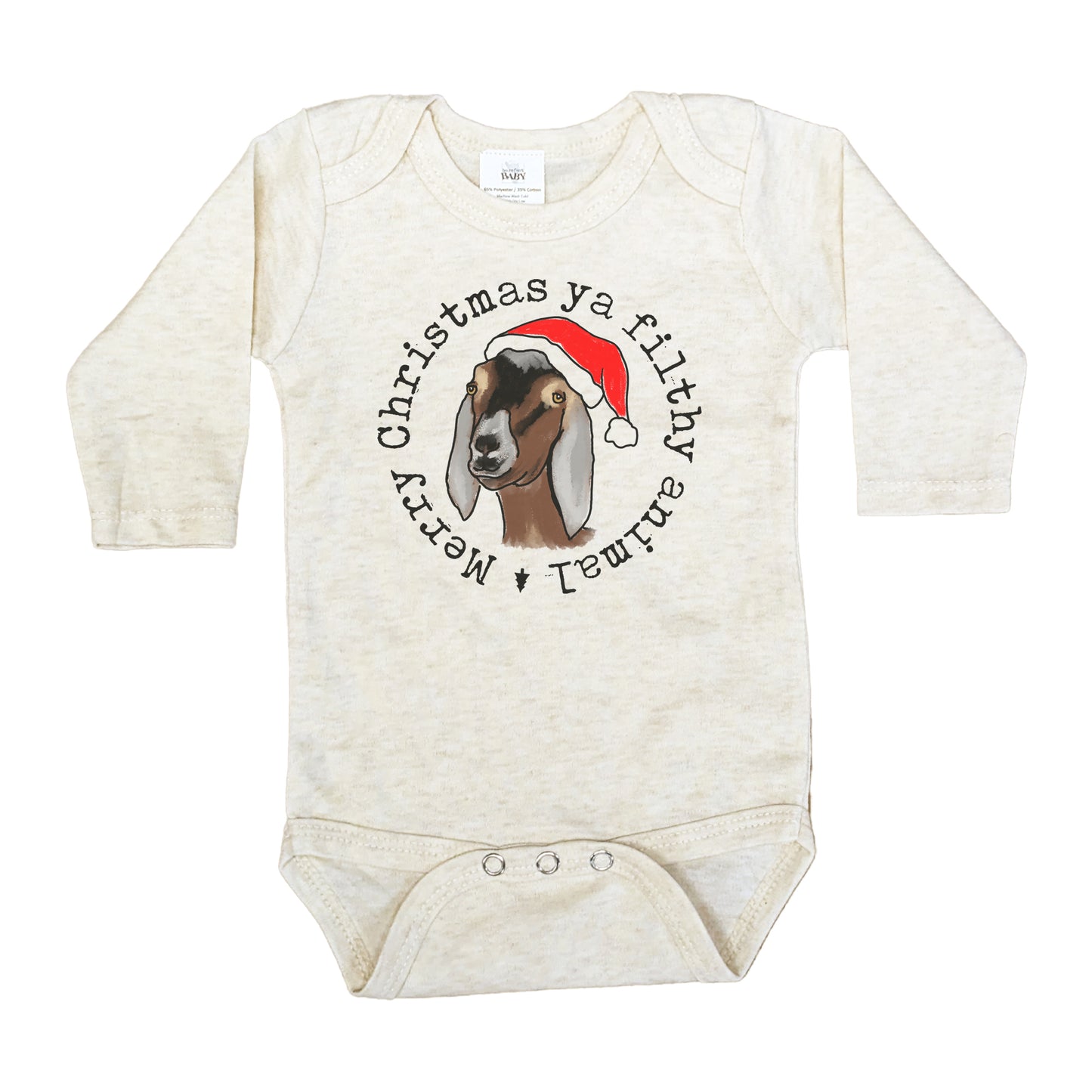 "Filthy Animal" Country Western Goat Farm Baby Body Suit