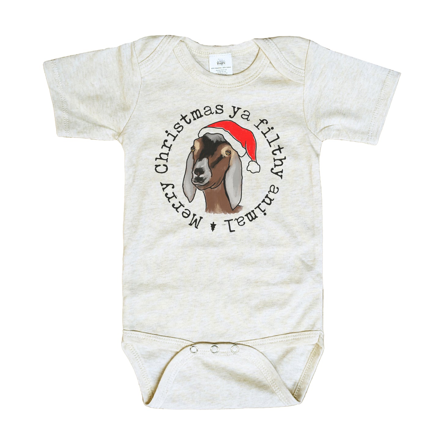 "Filthy Animal" Country Western Goat Farm Baby Body Suit