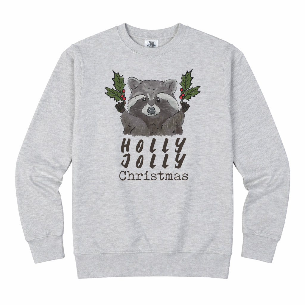 "Holly Jolly" Woodland Raccoon Mommy & Me ADULT Unisex Shirt