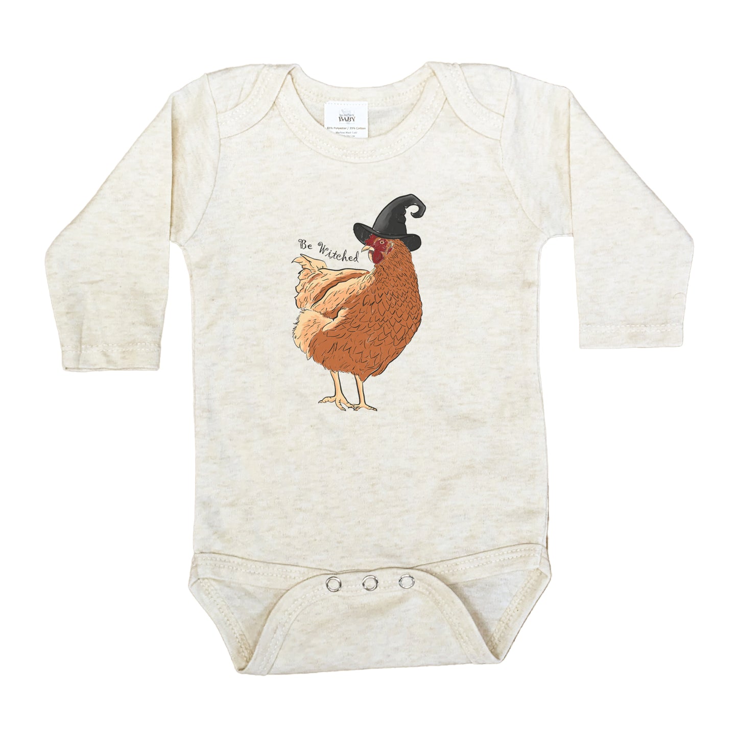 "Bewitched" Halloween Chicken Baby Body Suit