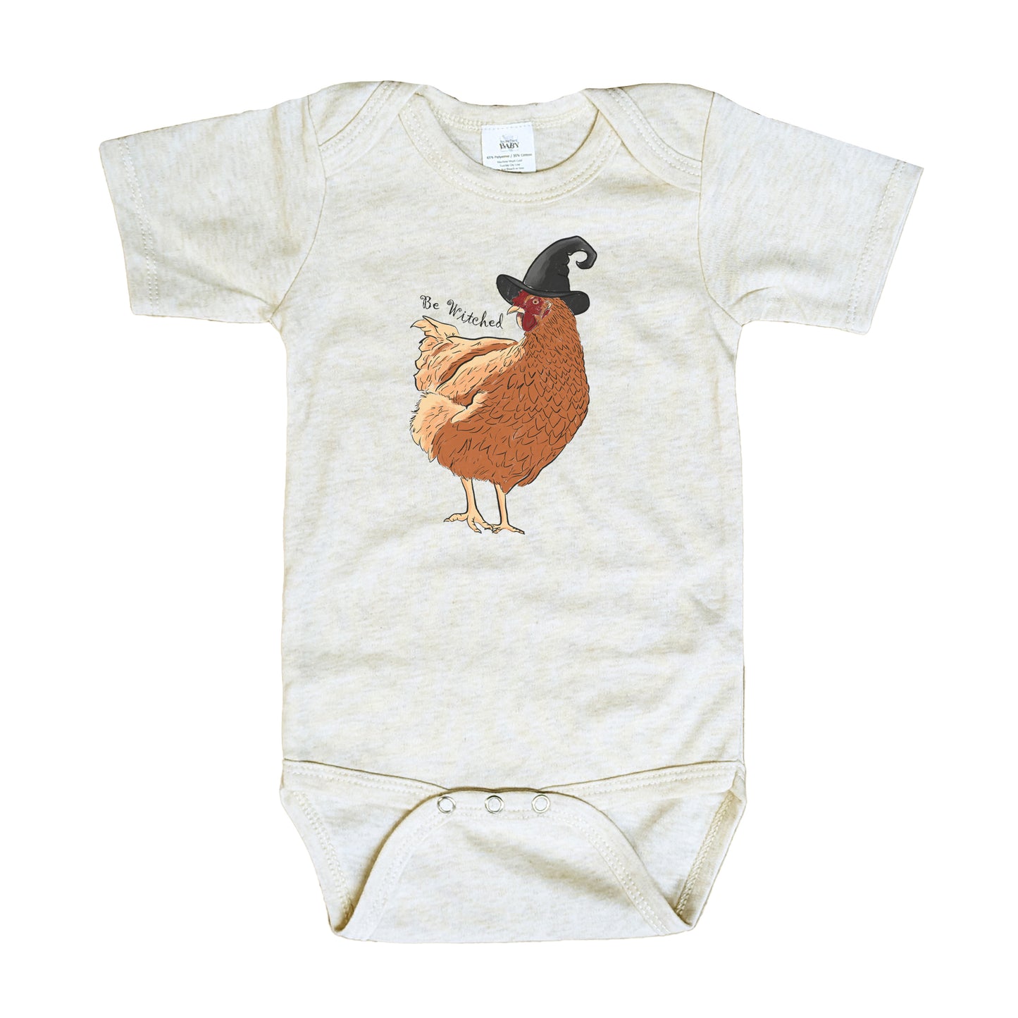 "Bewitched" Halloween Chicken Baby Body Suit