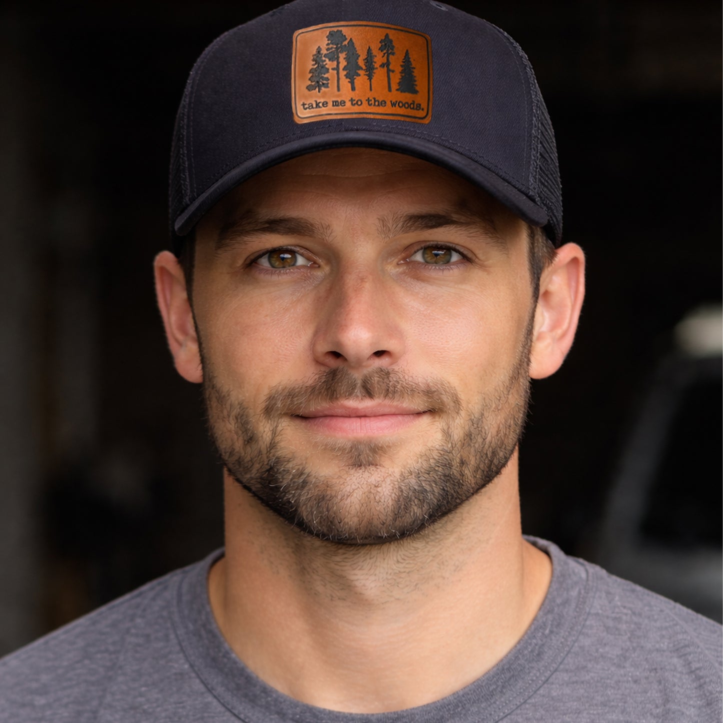 Take me the the Woods Hiking Nature Adult Trucker Hat