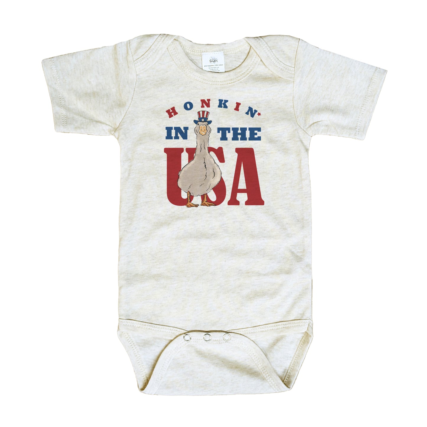 4th of July Goose | Independence Day Fourth of July Baby Body Suit