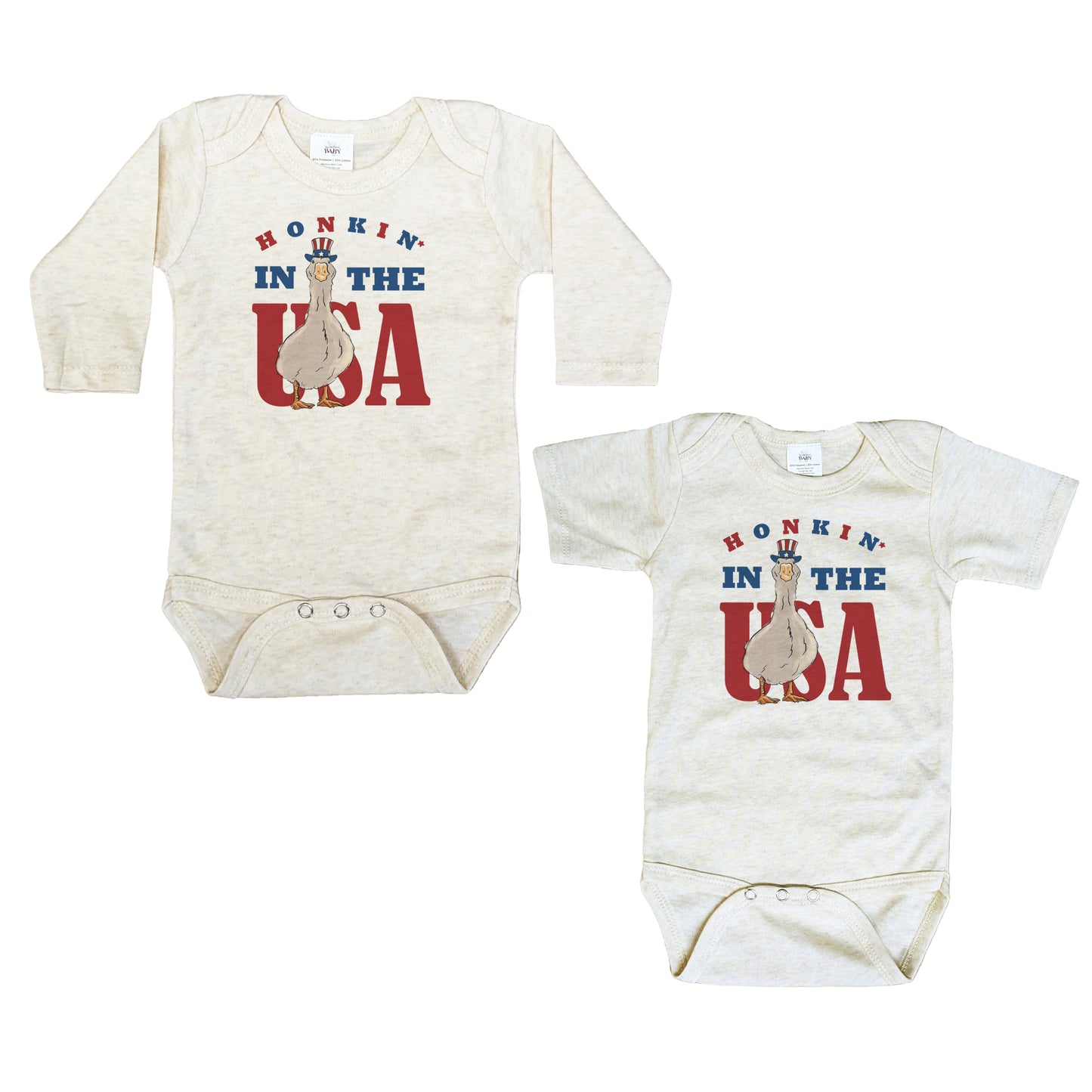 4th of July Goose | Independence Day Fourth of July Baby Body Suit