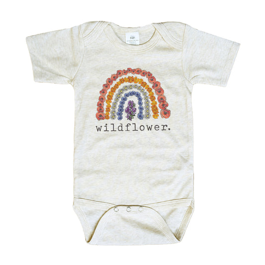 "Wildflower" Nature Baby Outdoor Body Suit for Girls