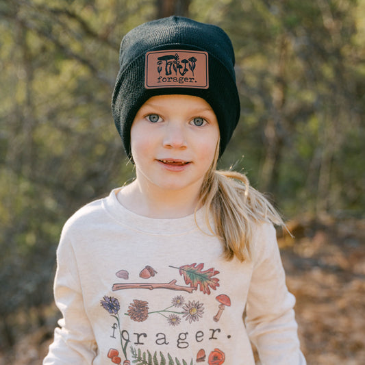 "Forager" Nature Lover Hiking Beanie Hat | One Size Fits All | FOUR Color Options